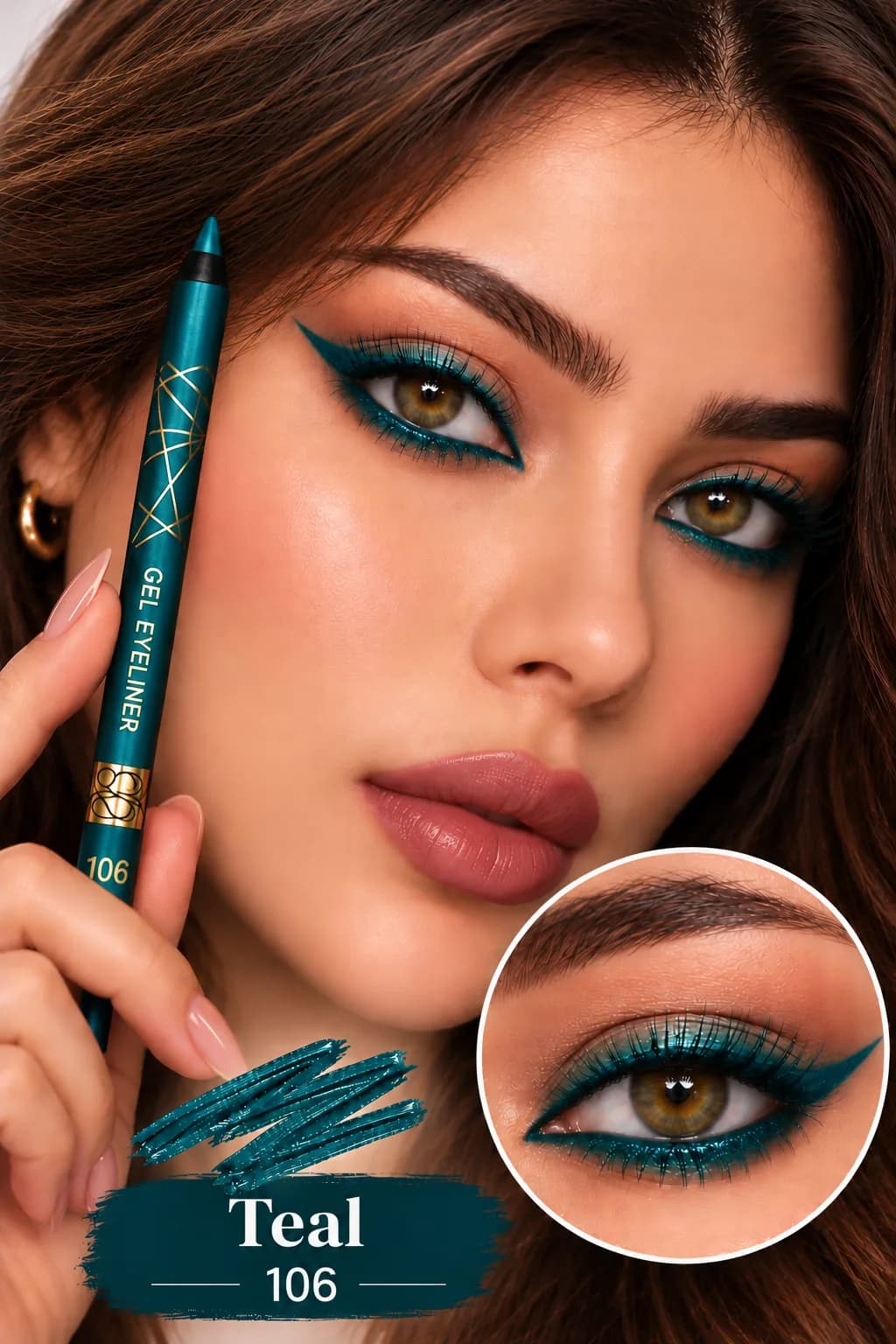 كحل روز بيري الأصلي | ROSE BERRY Gel Eyeliner – كحل جل كريمي بألوان متنوعة 5